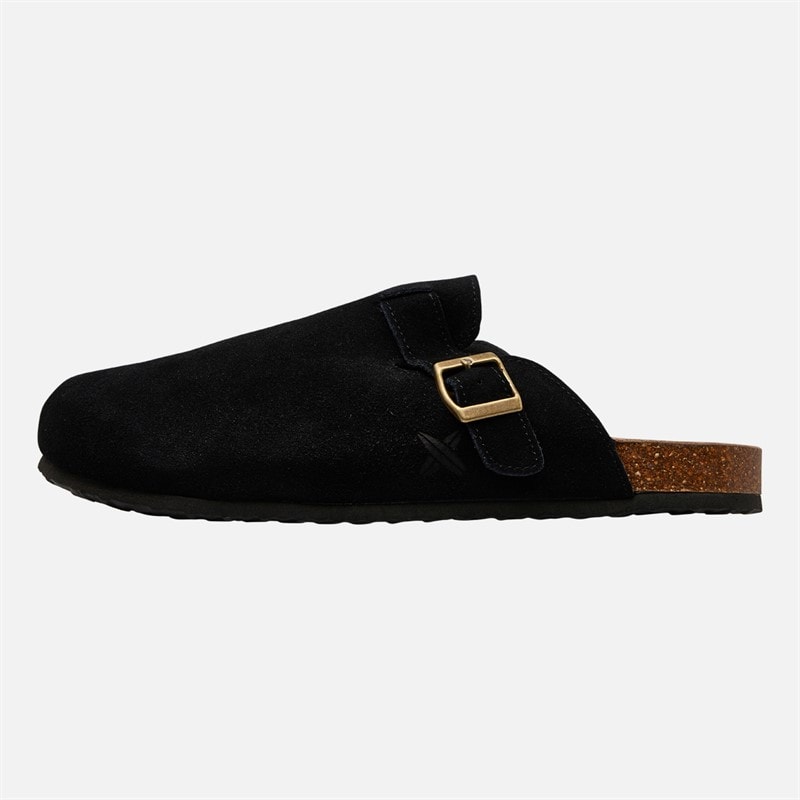 Lagooners Mens Noah Mules Black Suede - Image 2