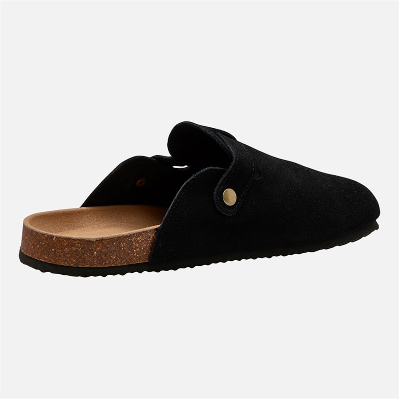 Lagooners Mens Noah Mules Black Suede - Image 4