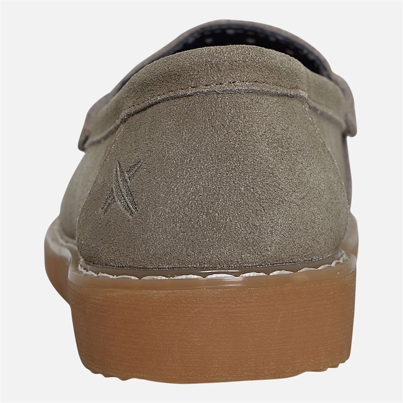 Lagooners Womens Harper Loafers Beige Suede - Image 4