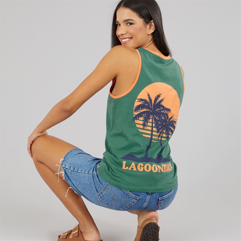 Lagooners Womens Vest Khaki