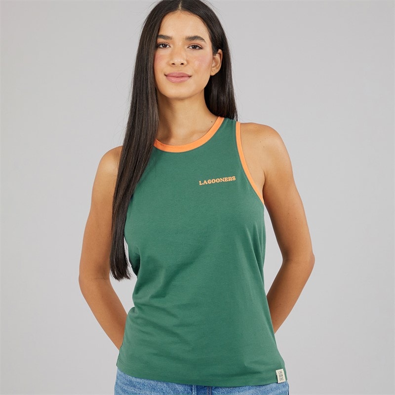 Lagooners Womens Vest Khaki - Image 2