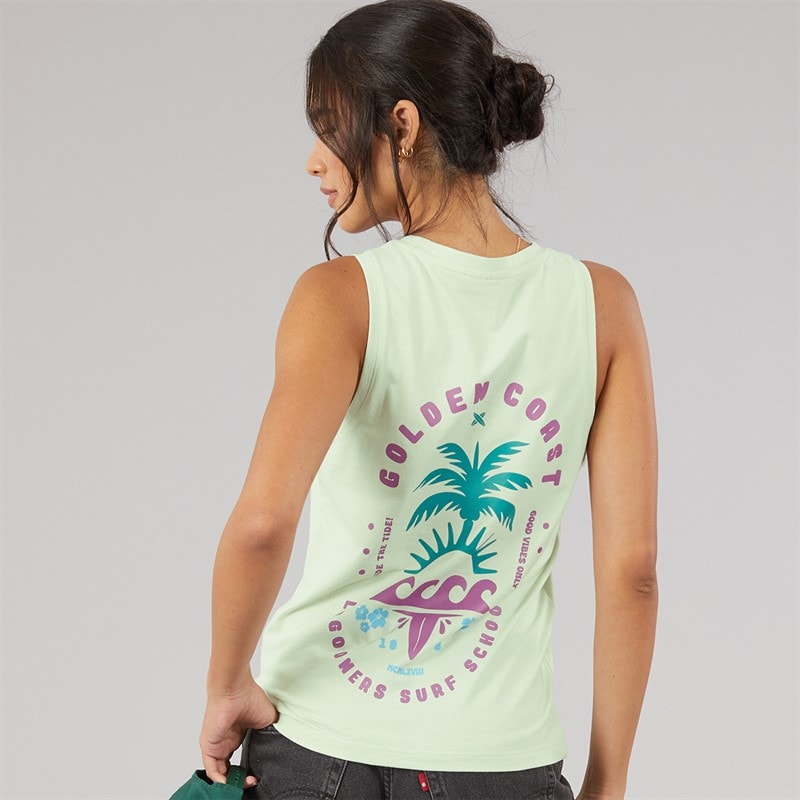 Lagooners Womens Buttercup Vest Light Green - Image 1