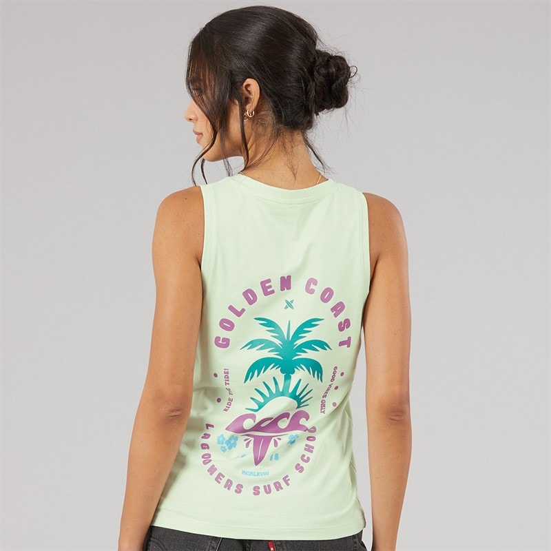 Lagooners Womens Buttercup Vest Light Green - Image 3