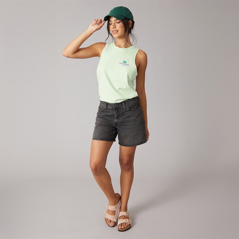 Lagooners Womens Buttercup Vest Light Green - Image 4