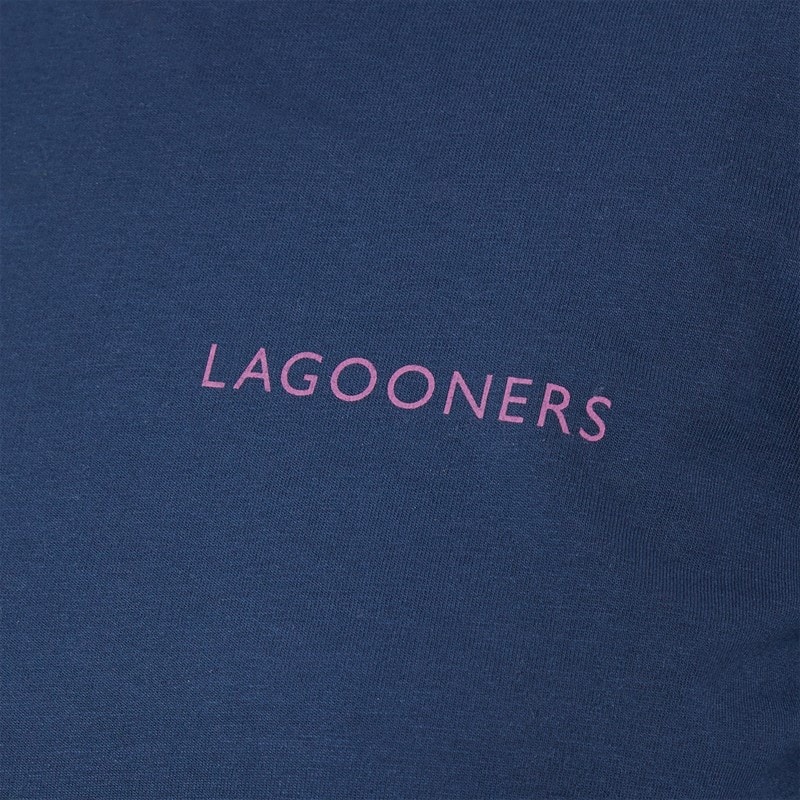 Lagooners Womens Frost Hollow T-Shirt Navy - Image 5