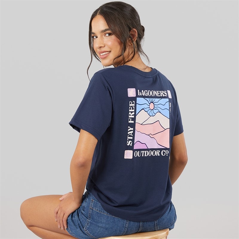 Lagooners Womens Stirling T-Shirt Navy