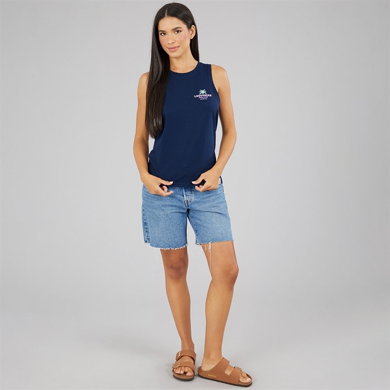 Lagooners Womens Buttercup Vest Navy - Image 4