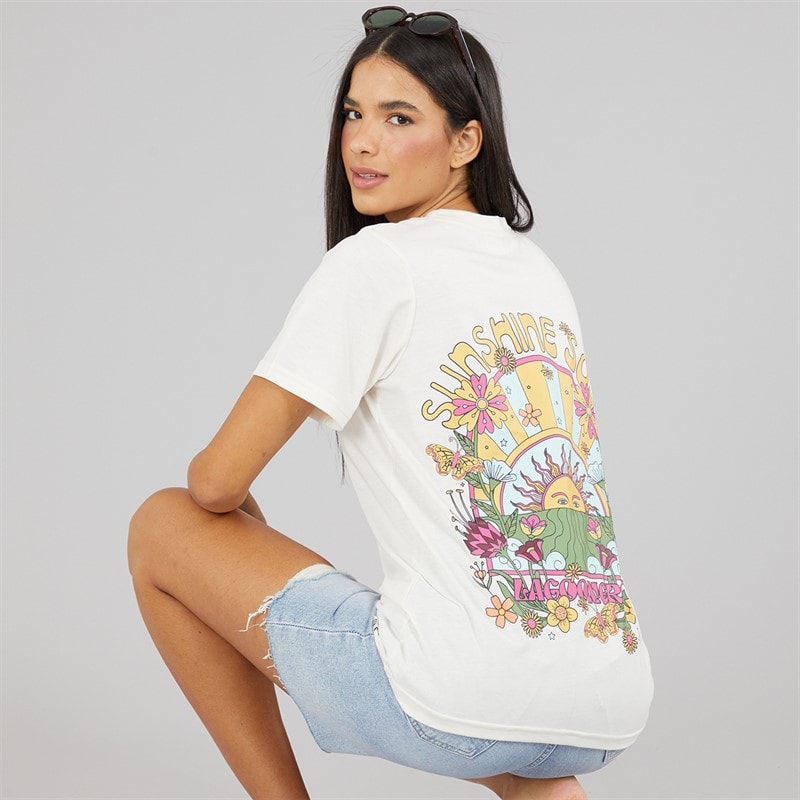 Lagooners Womens Nettlebury T-Shirt Ecru - Image 1