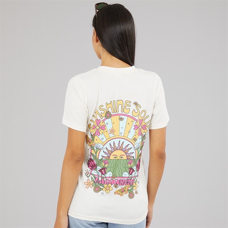Lagooners Womens Nettlebury T-Shirt Ecru - Image 3