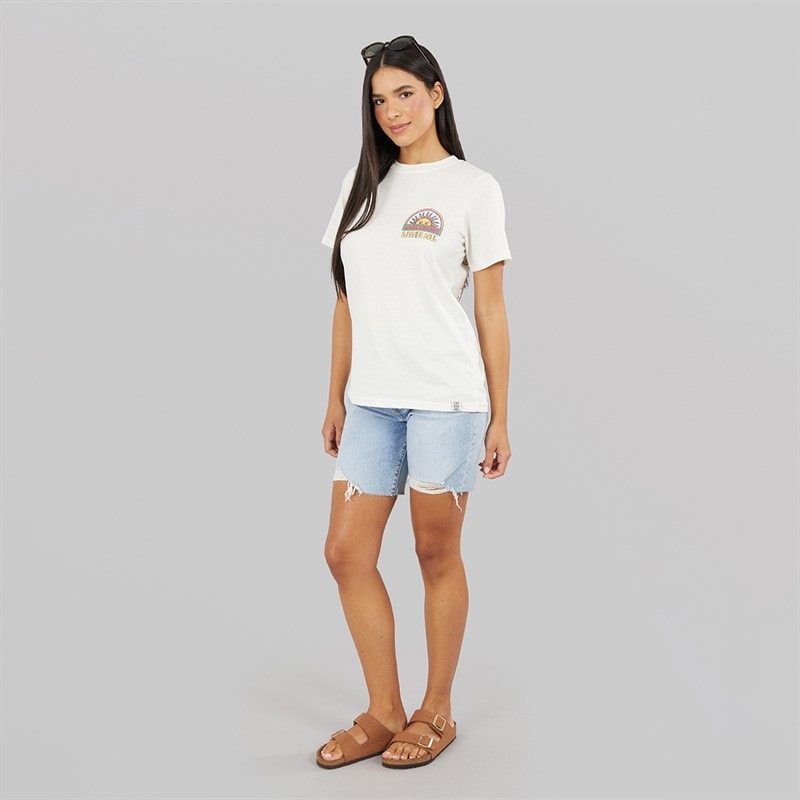 Lagooners Womens Nettlebury T-Shirt Ecru - Image 4