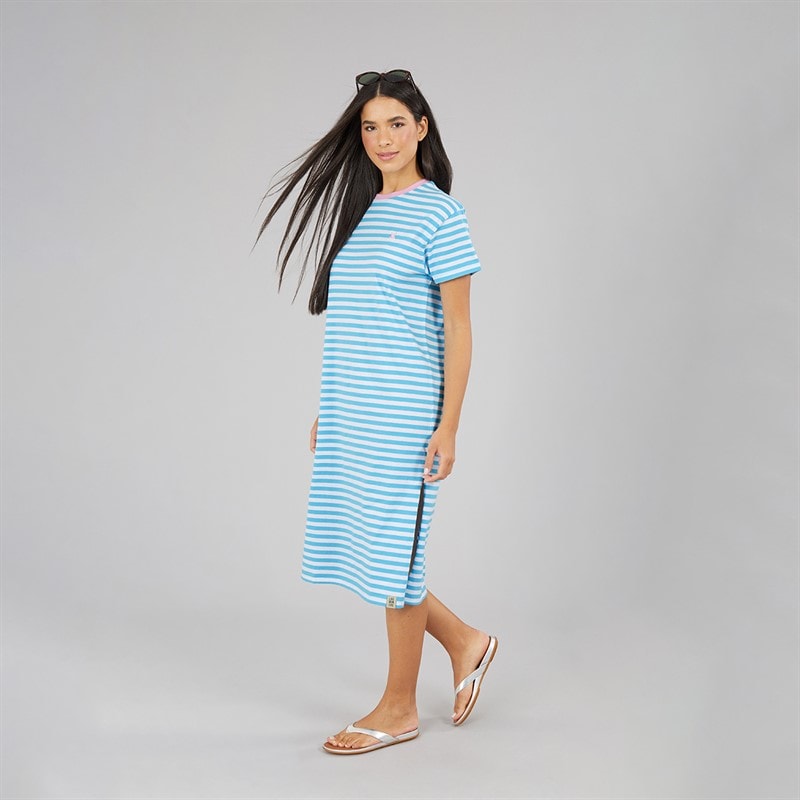Lagooners Womens Gatemoor Dress Blue/White - Image 3