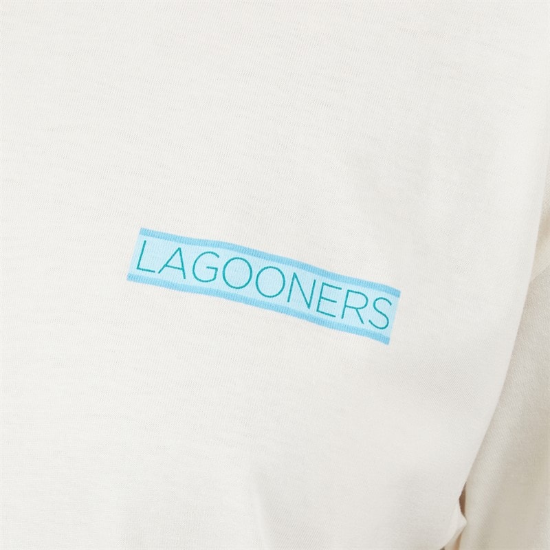 Lagooners Womens Heronford Oversized T-Shirt Ecru - Image 5
