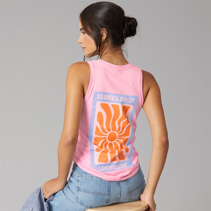 Lagooners Womens Heartfield Vest Pink - Image 1
