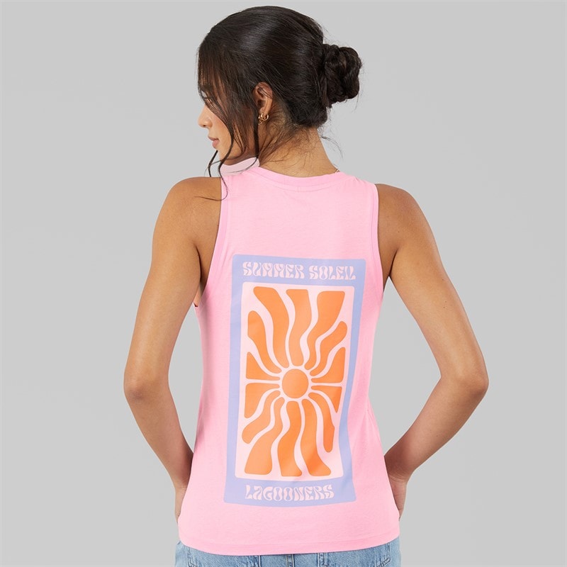 Lagooners Womens Heartfield Vest Pink - Image 3