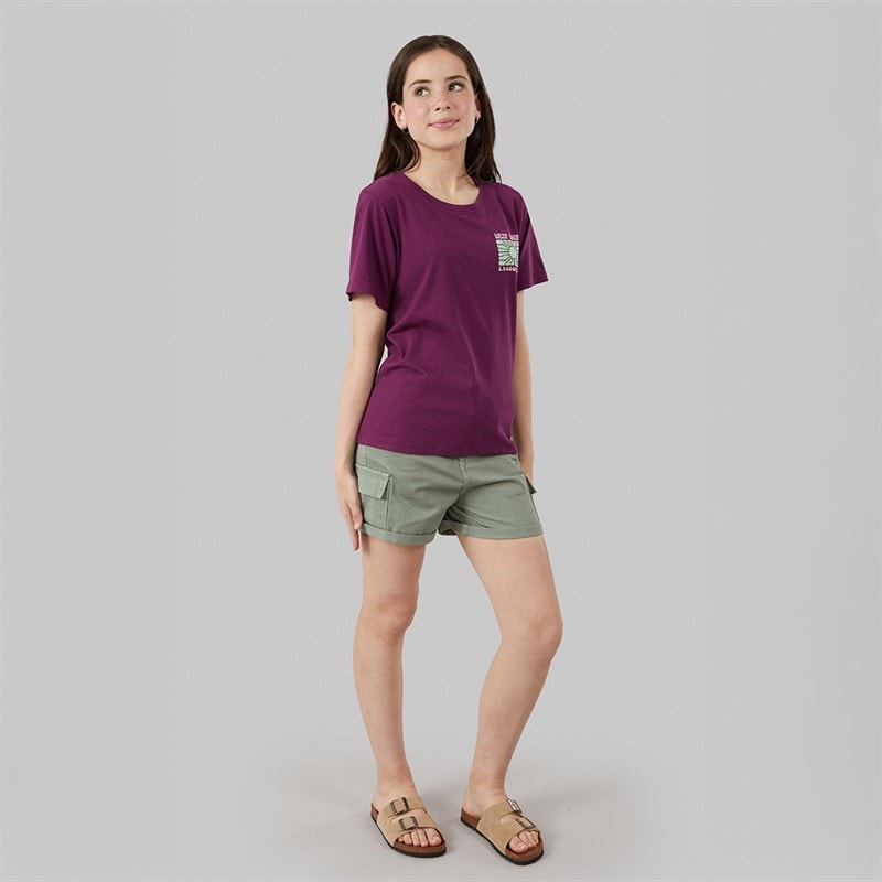 Lagooners Girls Grassmere Cargo Shorts Khaki - Image 3