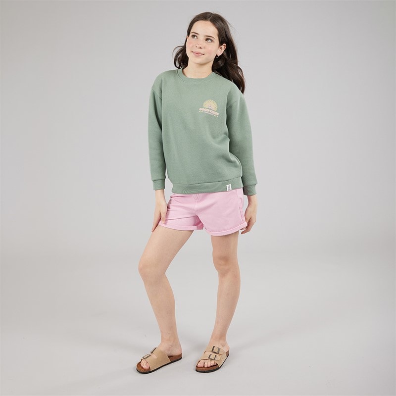 Lagooners Girls Marigold Sweatshirt Green Bay - Image 4