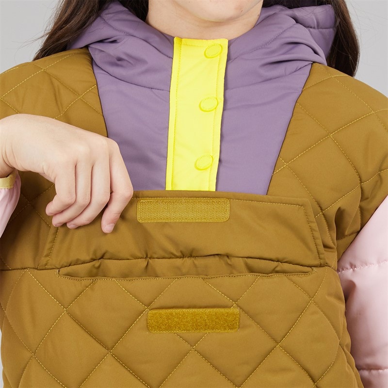 Lagooners Girls Whitworth Puffer Coat Green - Image 3