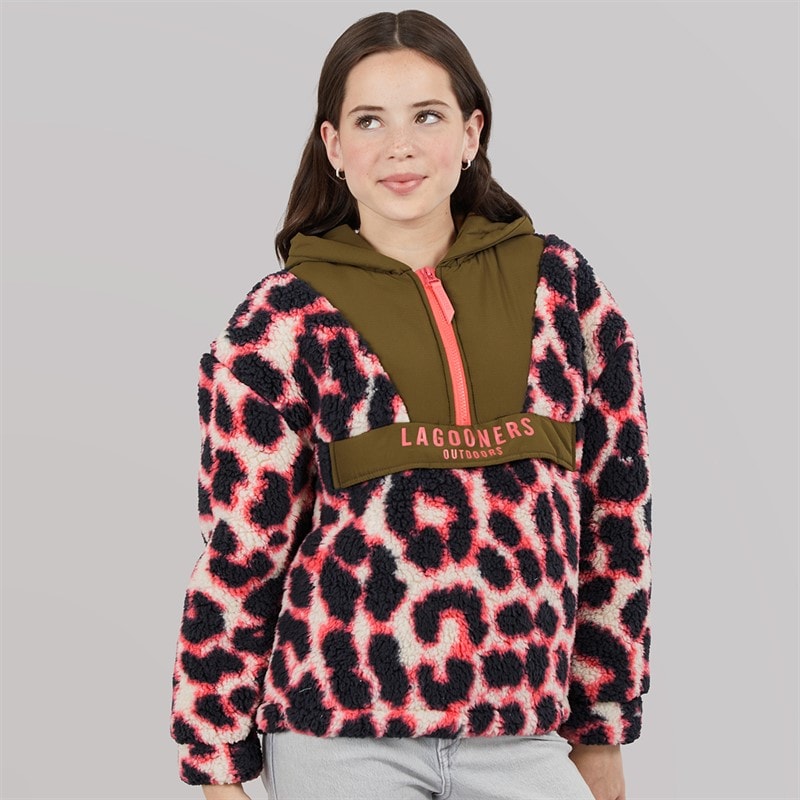 Lagooners Girls Ivyshade Borg Fleece Beige