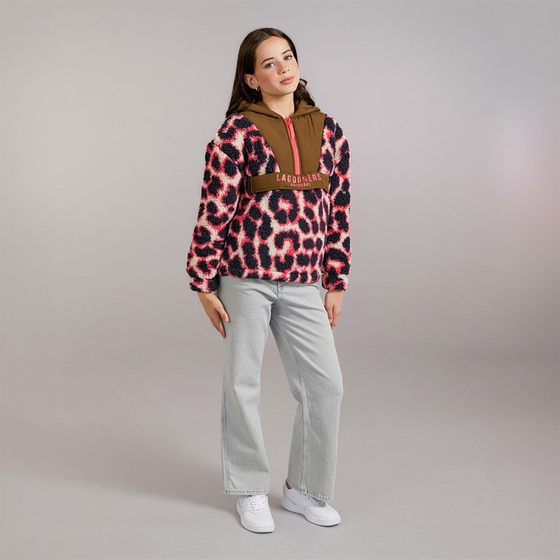 Lagooners Girls Ivyshade Borg Fleece Beige - Image 4