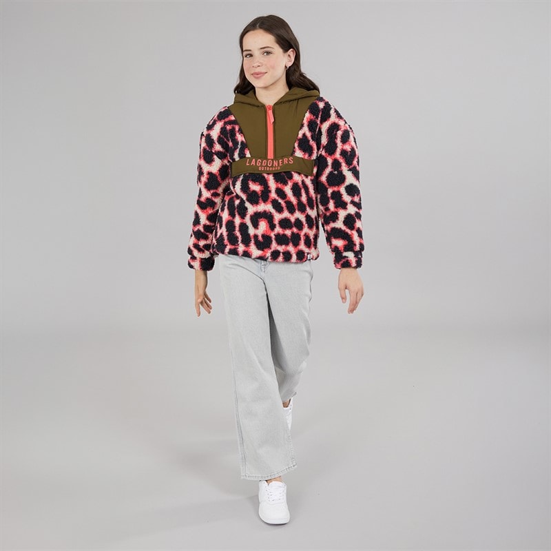 Lagooners Girls Ivyshade Borg Fleece Beige - Image 5