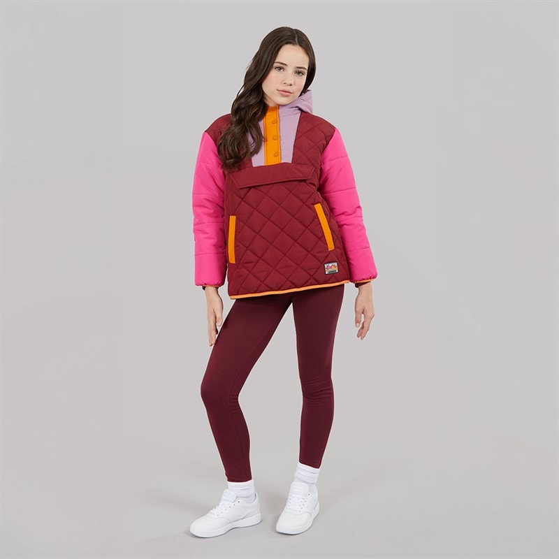 Lagooners Girls Whitworth Puffer Coat Plum - Image 4