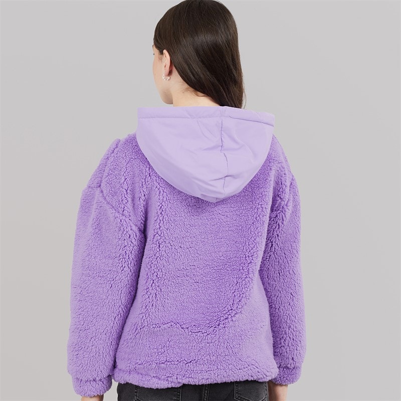 Lagooners Girls Haylock Borg Fleece Purple - Image 2