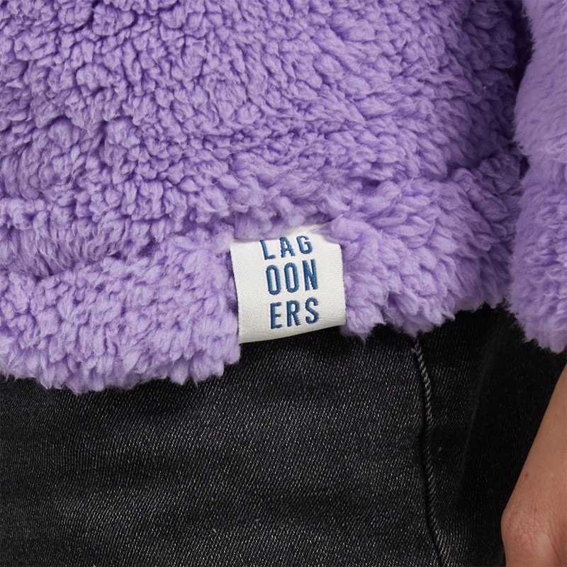 Lagooners Girls Haylock Borg Fleece Purple - Image 5