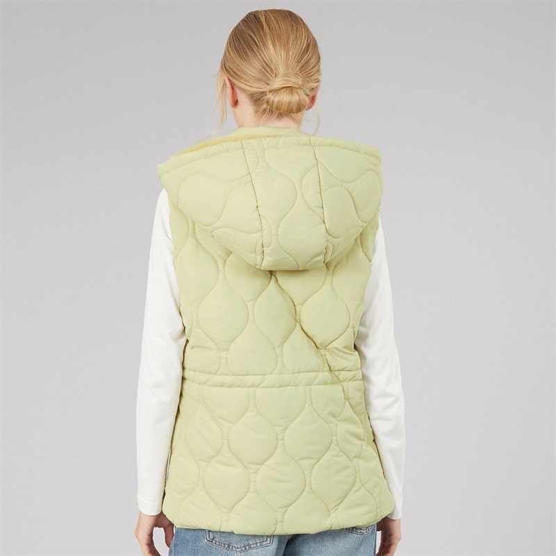 Lagooners Womens Elownen Long Gilet Sage - Image 2