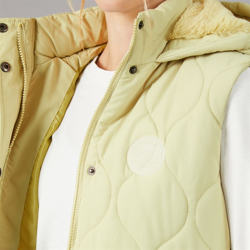 Lagooners Womens Elownen Long Gilet Sage - Image 5