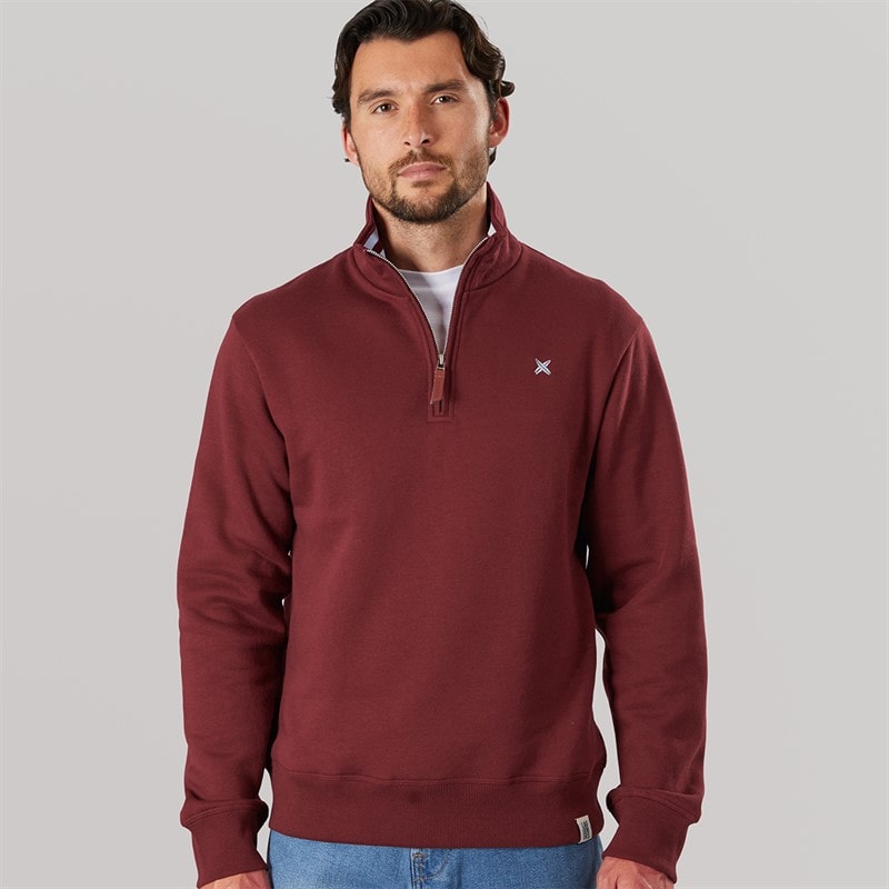 Lagooners Mens Sargasso 2 Funnel Neck Sweat undy Burg