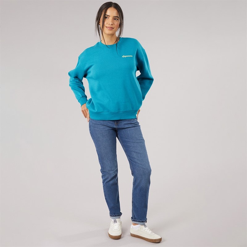 Lagooners Womens Marshmere Graphic Sweatshirt Bluebird - Image 4