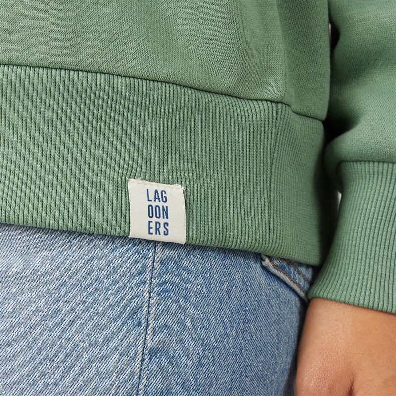 Lagooners Womens Finchmere Graphic Sweatshirt Green Bay - Image 3