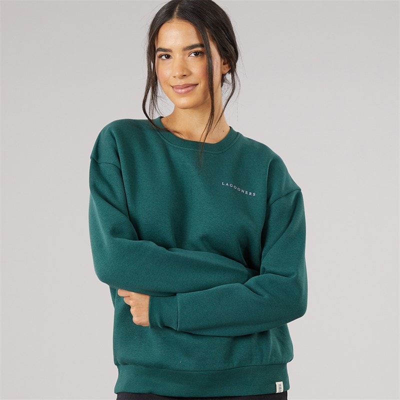 Lagooners Womens Thistleby Graphic Sweatshirt Deep Sea - Image 2