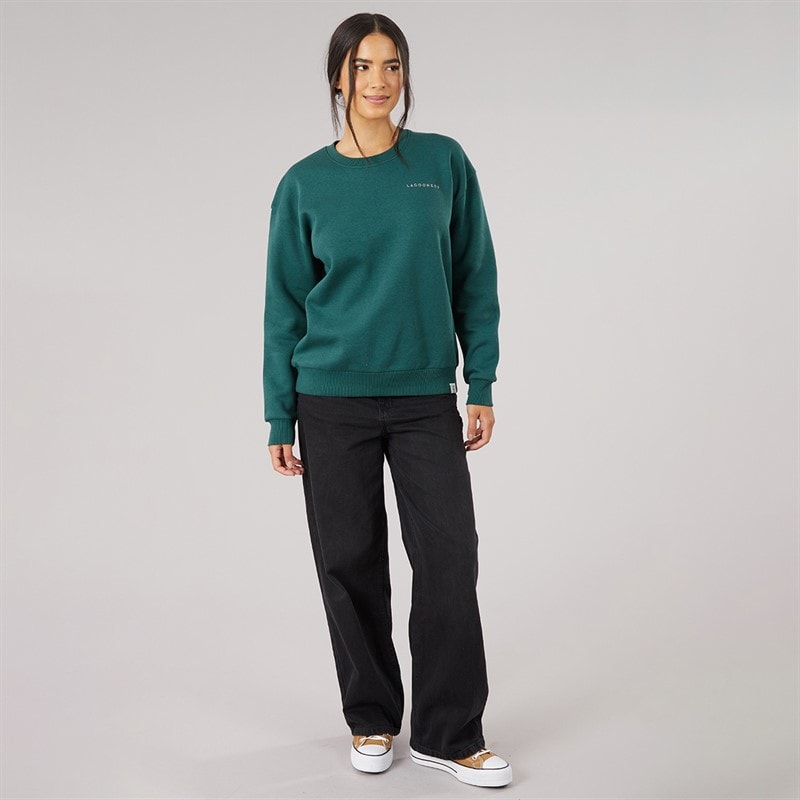 Lagooners Womens Thistleby Graphic Sweatshirt Deep Sea - Image 4