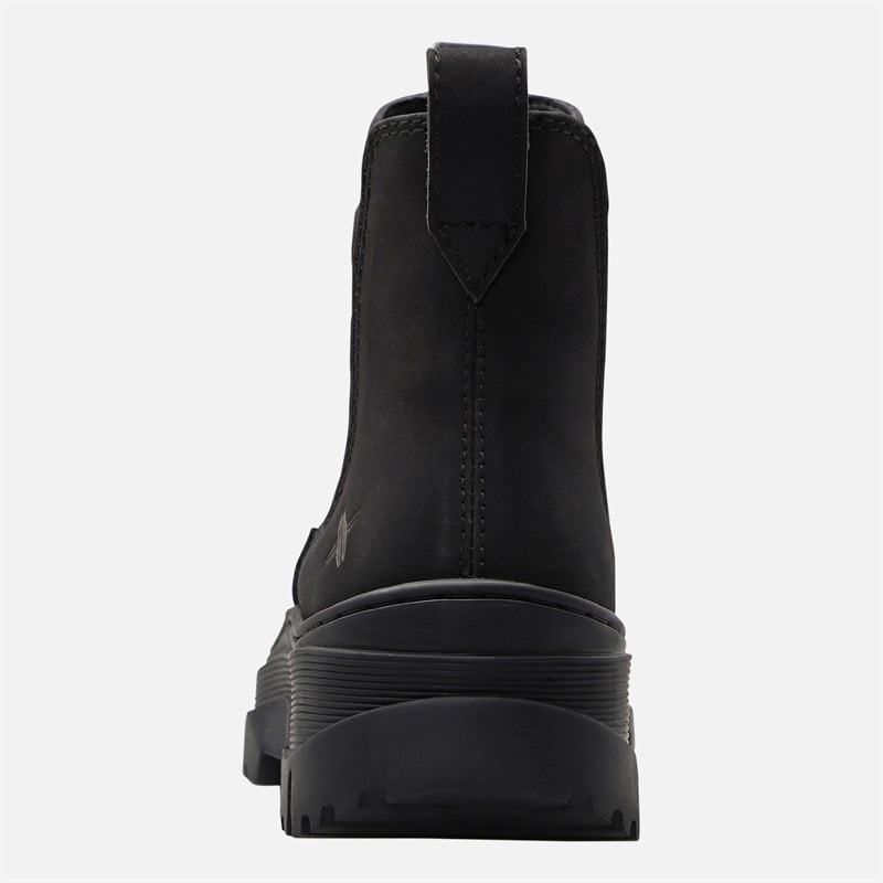 Lagooners Womens Casper Nubuck Chelsea Boots Black - Image 3
