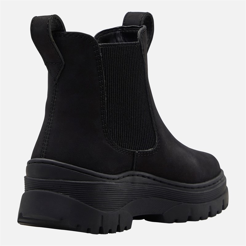 Lagooners Womens Casper Nubuck Chelsea Boots Black - Image 5