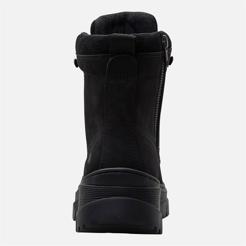 Lagooners Womens Storm Nubuck Lace Boots Black - Image 3