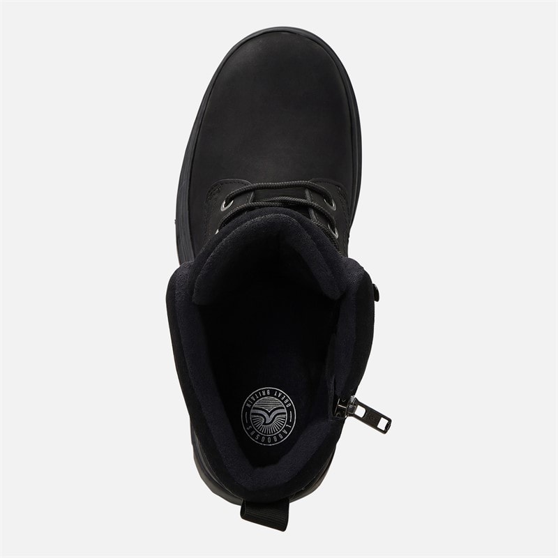 Lagooners Womens Storm Nubuck Lace Boots Black - Image 4