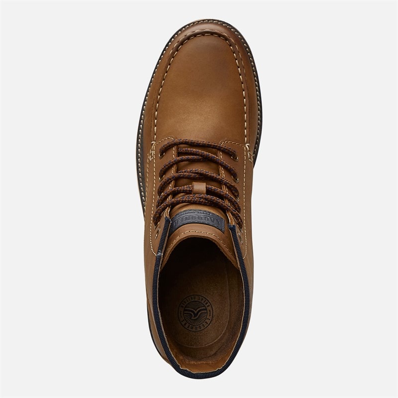 Lagooners Mens Bross Mocc Boots Brown - Image 4