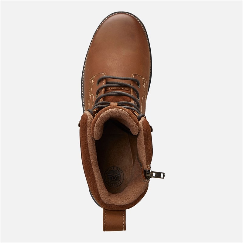 Lagooners Mens Joe Lace Boots Brown - Image 4