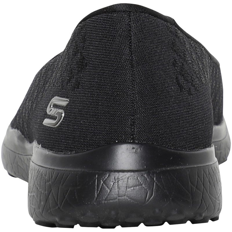 SKECHERS SPORT SKECHERS Womens Microburst One Up Pumps Black - Image 3