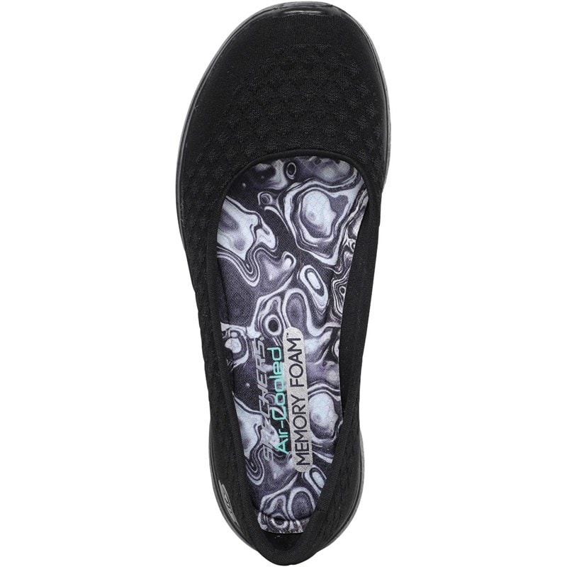 SKECHERS SPORT SKECHERS Womens Microburst One Up Pumps Black - Image 4