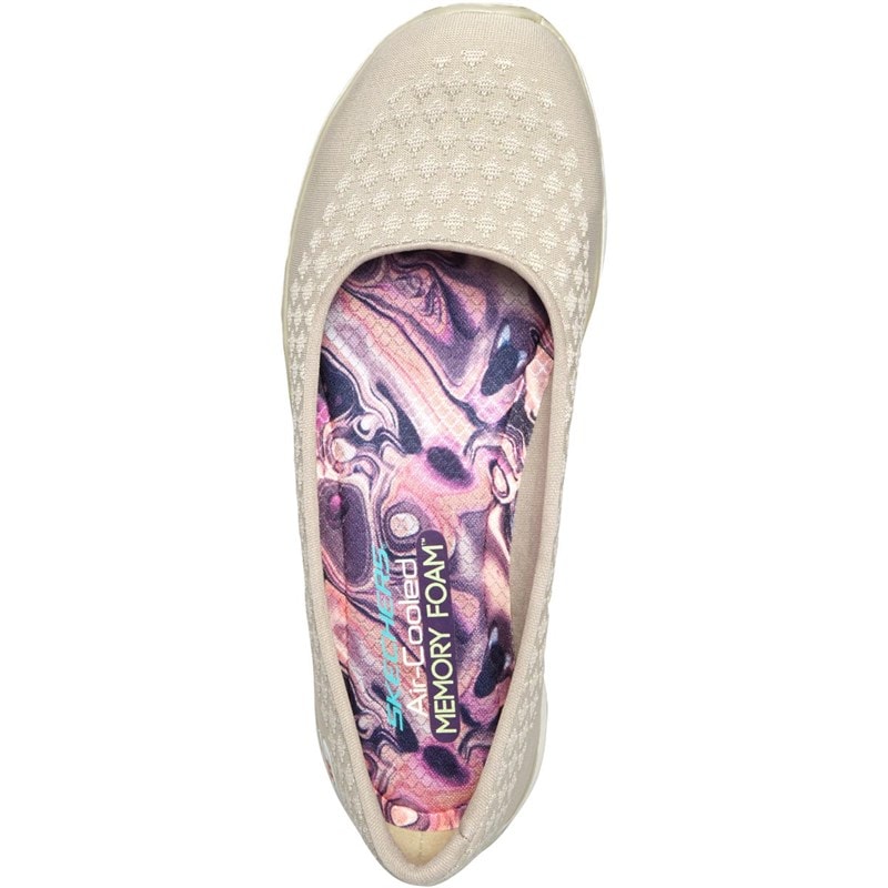 SKECHERS SPORT SKECHERS Womens Microburst One Up Pumps Natural - Image 4