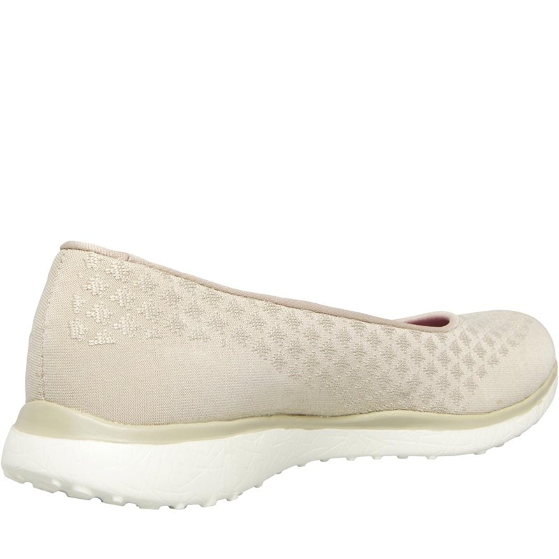SKECHERS SPORT SKECHERS Womens Microburst One Up Pumps Natural - Image 5
