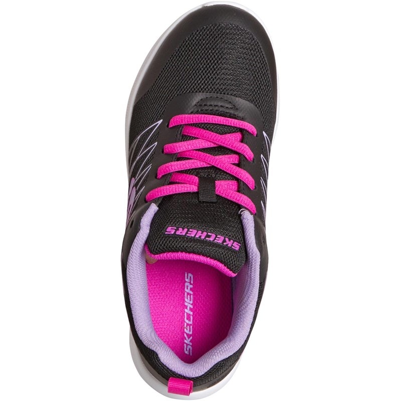 SKECHERS SPORT SKECHERS Junior Girls Microspec Bright Runner Black - Image 4