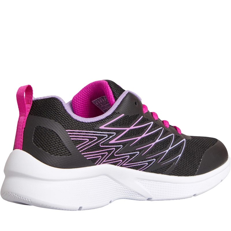 SKECHERS SPORT SKECHERS Junior Girls Microspec Bright Runner Black - Image 5