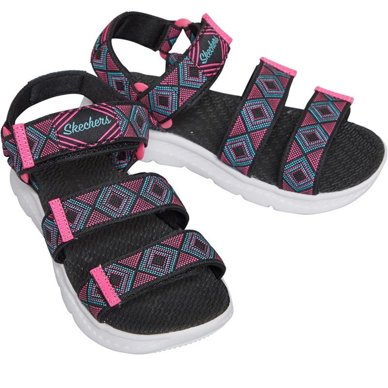 SKECHERS SPORT SKECHERS Junior C-Flex Bohemian Beauty Sandals Black/Multi - Image 1