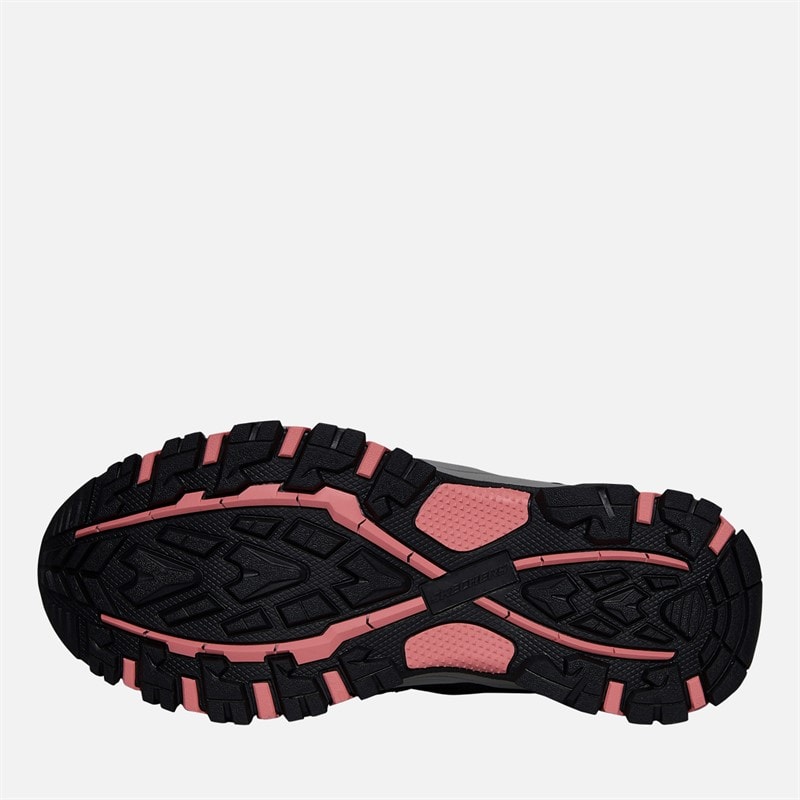 SKECHERS SPORT SKECHERS Womens Selmen Waterproof Walking Shoes Black/Charcoal - Image 2