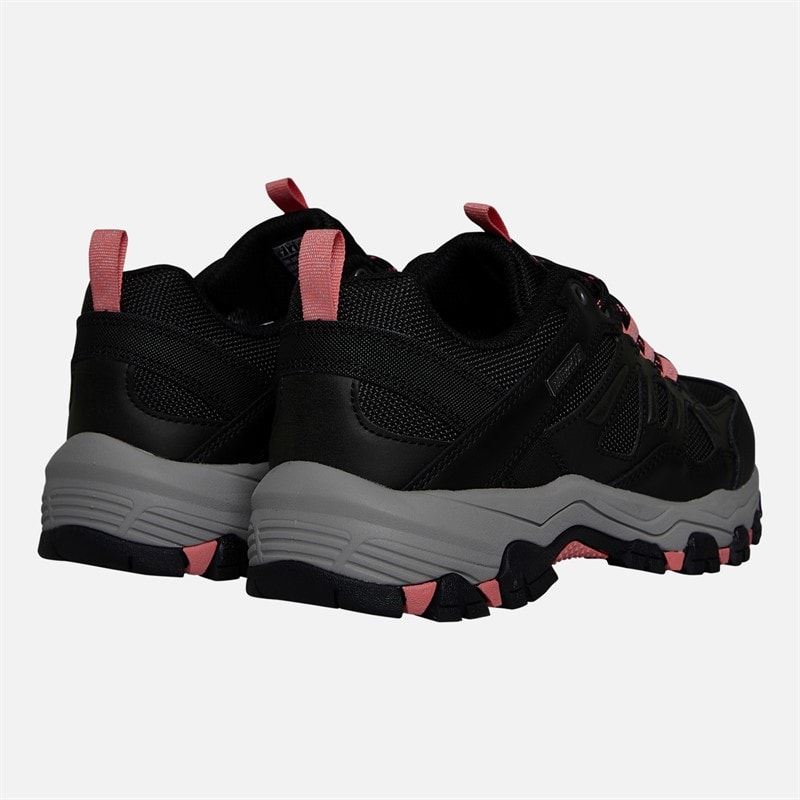 SKECHERS SPORT SKECHERS Womens Selmen Waterproof Walking Shoes Black/Charcoal - Image 3