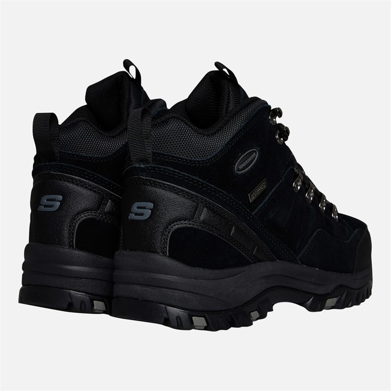 SKECHERS SPORT SKECHERS Mens Relment Pelmo Waterproof Walking Boots Black - Image 3